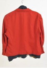 Vintage 80s blazer jacket in orange